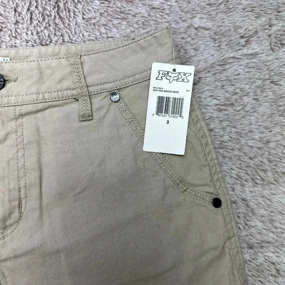 Fox Racing Women’s Asap High Waisted Short Size 3 New - Picture 5 of 14